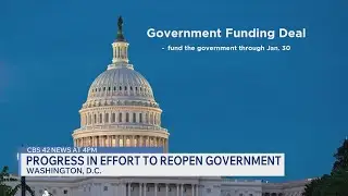Progress in effort to reopen government