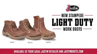 Justin Stampede Light Duty Men's Work Boots by Justin Boots