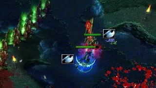 DOTA ANTI-MAGE vs JUGGERNAUT!!! (LATE GAME FIGHT)