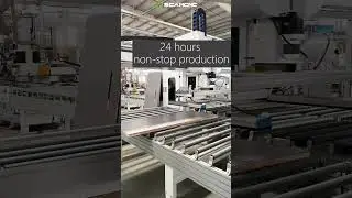 Wooden door automatic production line
