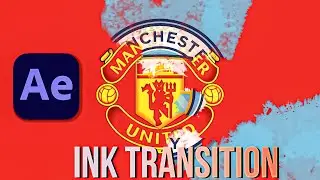 Ink Transition Tutorial in After Effects 2025 | Ink Splash Effect (Luma Track Matte)