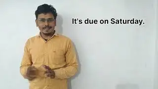 Due on meaning in hindi | It is due on