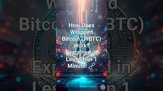 How Does Wrapped Bitcoin (WBTC) Work? Explained in Less Than 1 Minute!  #bitcoin #dapp #defi