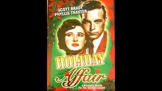 Holiday Affair (1955, dir. Earl Eby) | Scott Brady, Phyllis Thaxter, Elliot Reed, and Chris Olsen