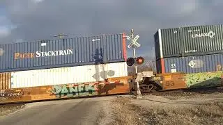 Union Pacific 8070 Freight Train Going Through Rural Saint Elmo Illinois