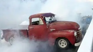 73-Car Burnout & Day 7 of HOT ROD Power Tour! - Chattanooga, TN to Concord, NC