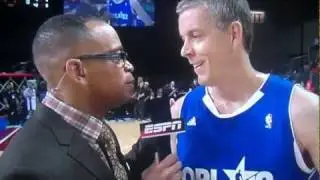 [HD] Arne Duncan Halftime Interview- 2012 Celebrity All-Star Game coach Dwight Howard