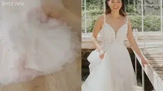 Dreamy A-Line Wedding Dress | Stella York 7492