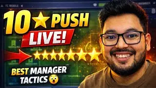FC MOBILE LIVE 🔴 | Manager Mode 10 Star Push 🔥 Best Formation, Tactics & Strategy Explained!