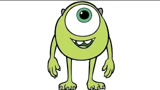 Майк Вазовски, Monster Easy Drawing, Painting & Coloring For Kids and Toddlers_ Детское творчество