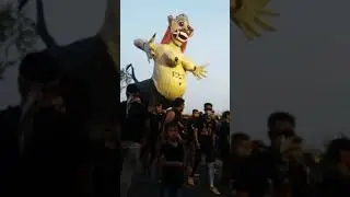 Konslet cahaya  karnafal di bulor