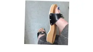 Beautiful and amazing collection of wooden clog sandals for ladies #woodenclog #clogsandals #viral.