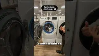 GE - Ensemble buanderie frontale, avec chargement frontal et la technologie Microban