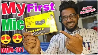 My First Wireless Mic Under ₹4000 😍 Digitek DWM-101 Unboxing & Review | Best Budget Mic for YouTube