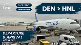 [4K] ✈️ Sunrise Flight to Paradise | Denver to Hawaii POV | Full Takeoff & Landing
