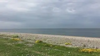 Beautiful Beach in County Wicklow IRELAND