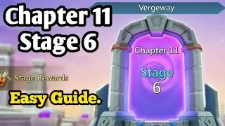 Lords Mobile Vergeway Chapter 11 Stage 6 | Lords Mobile Vergeway | Lords Mobile Gameplay