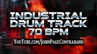 Industrial Drum Backing Track 70 BPM Free Beat Gothic Rock