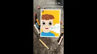 Oil Pastel Drawing of 