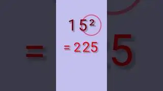 #maths trick How to find squares of numbers ending in 5 in seconds!