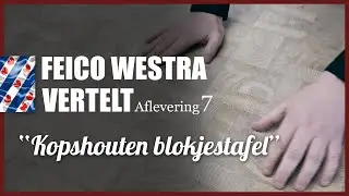 Kopshouten blokjestafel | Massief eiken eettafel | 