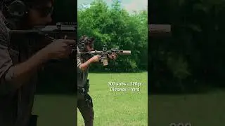 5.56 vs 300 BlackOut || Suppression Sound Test