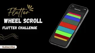 How to add wheel scroll in a list view in flutter | Speed Code | Code With Zeeshan | Android | IOS |
