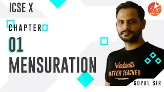 Mensuration L-1 | Cylinder & Cone | ICSE Class 10 Maths Chapter 17 | Umang | Vedantu 9 & 10 English