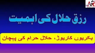 Halal Rizq in Islam | Halal Haram ki Pehchan | Halal Riza in Quran | Hafiz Ali Raza | AR Productions