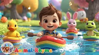 Row Row Row Your Boat | Jack&rsquo;s Viral Boat Adventure | Nature Action Song