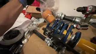 E39 Dinan Spring Koni Shock Install