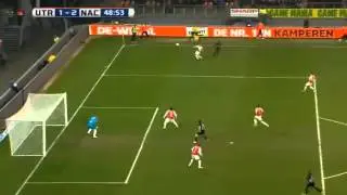 Edouard Duplan Second Goal 49' - FC Utrecht vs NAC Breda  3-4 | Eredivisie Dutch 20/03/2015