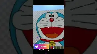 #shorts Doraemon & Nobita minecraft pixel art #doraemon #nobita #theamsong