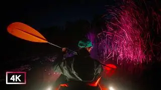 Kayaking in the night | ASMR