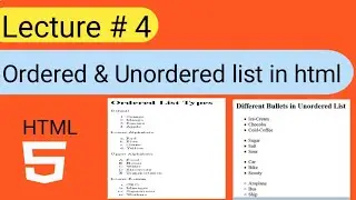 Ordered & Unordered Lists in HTML - A Complete Guide