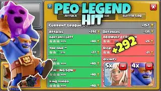 Legend League attack | Super bowler attack strategy | +292 Legend day | coc
