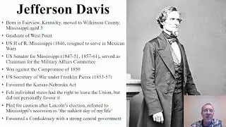 Lecture 8: Creation of CSA, Lincoln Inauguration
