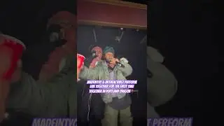 MADEINTYO & UNTHEACTIVIST PERFORM LIVE TOGETHER FOR THE FIRST TIME TOGETHER IN PORTLAND OREGON📍#pdx