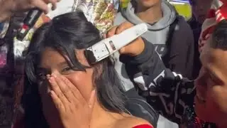 Woman Shaving Her Head
