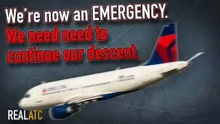 Неожиданная разгерметизация на большой высоте над Нью-Йорком. Самолет Delta Airbus A319. REAL ATC