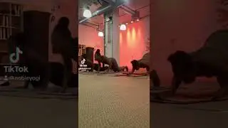 Black Yoga Teachers - playing around after class!