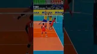 nishida fire shot.Jpn vs Bzl #volleyball #supershot #monsterjump #japanteam #nishidayuji #supershot