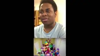 OH IT'S ON! - MyJazzyMac REACTS - GLOZELLS BALLOON CHALLENGE  Hip Hop Harry Toy Review