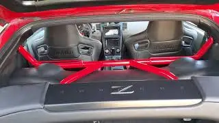 350z harness bar installed