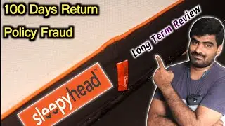 Sleepy Head 8 inches Orthopedic Mattress Long-term Review! 100 Night Return Frauds! Must watch!