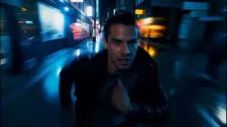 Text To Video Prompt: Snorricam POV Night City Walk: Panic and Chaos on Neon Streets