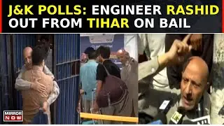 Lok Sabha MP Engineer Rashid Walks Out From Tihar On Interim Bail Amid J&K Elections | Top News