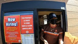 Burger King, $1 Rodeo Burger Celebrity Drive-Thru, 9154 E Apache Trail, Mesa, Arizona 10 Oct 2021