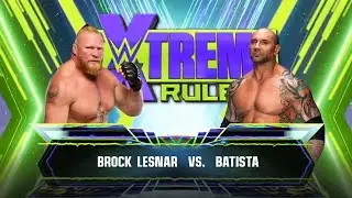 WWE 2K23: Брок Леснар против Батисты (Dream Match) (PS4 slim)