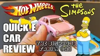 QUICKIE CAR REVIEW: The Simpsons FAMILY CAR - PINK SEDAN Homer Simpson's whip!